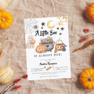 Little Boo Halloween Baby Dusche Einladung