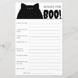 Little Boo Halloween Baby Dusche Wünsche für Baby