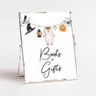 Little Boo Halloween Baby Shower Bücher und Gesche Poster