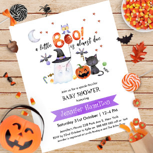 Little Boo Halloween Baby Shower Budget Einladung