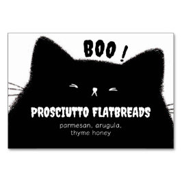 Little Boo Halloween Baby Shower Buffet Name Tischnummer
