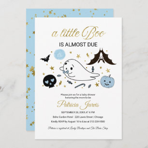 Little Boo Halloween Baby Shower Einladung