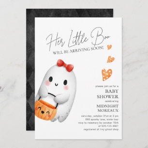 Little Boo Halloween Baby Shower Einladung
