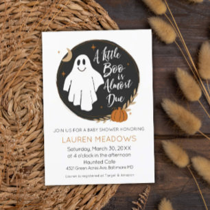 Little Boo Halloween Baby Shower Einladung