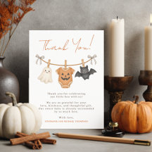 Little Boo Halloween Baby Shower Personalisiert