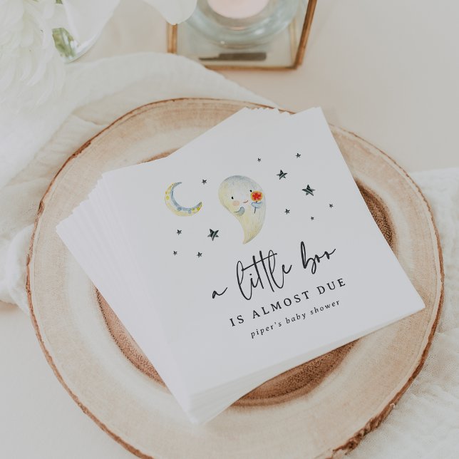 Little Boo Halloween Baby Shower Serviette (Von Creator hochgeladen)