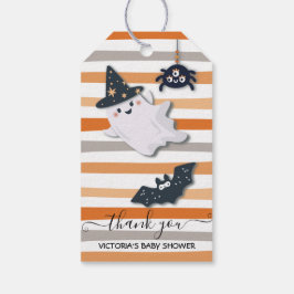 Little Boo Halloween Baby Shower Tags Geschenkanhänger