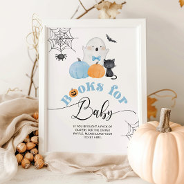 Little Boo Halloween Blue Books für das Baby Poster