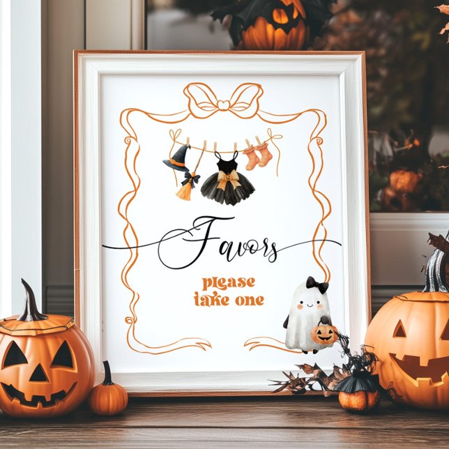 Little Boo halloween Clothesline-Favoriten Poster (Von Creator hochgeladen)