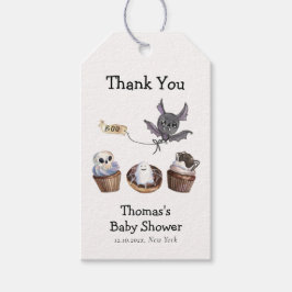 Little Boo Halloween cupcake Babydusche Geschenkanhänger