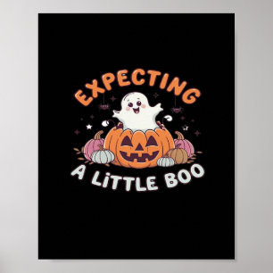 Little Boo Halloween-Druckdesign Poster