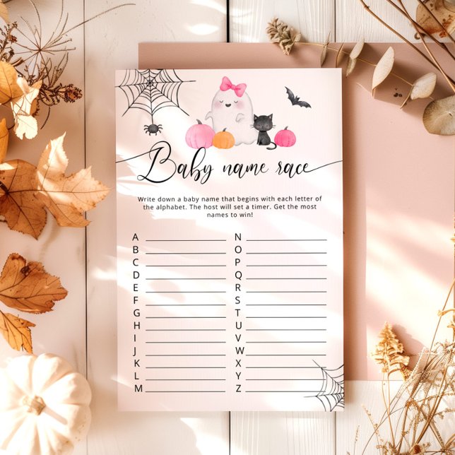 Little Boo Halloween Duschbaby Name Race Game (Von Creator hochgeladen)