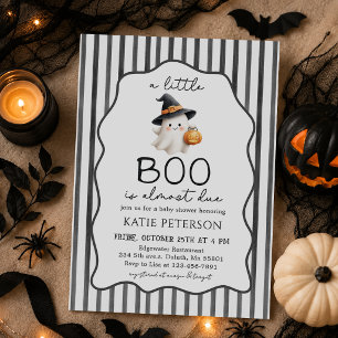 Little Boo Halloween-Geist-Baby-Shower-Einladung Einladung