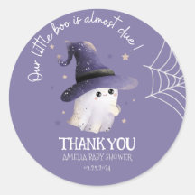 Little Boo Halloween Geist lila Babydusche