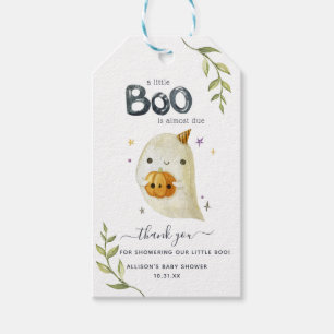 Little Boo Halloween   Geschenk zur Babyparty als  Geschenkanhänger