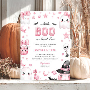 Little Boo Halloween Ghost Baby Dusche Einladung