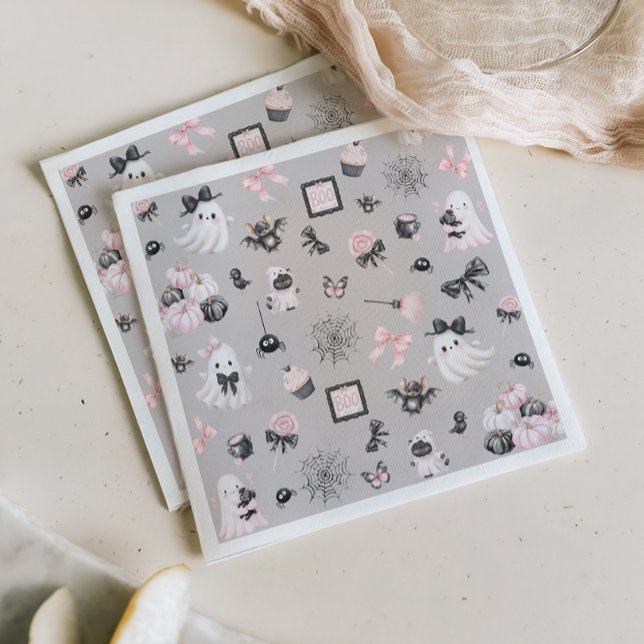 Little Boo Halloween Girl Babydusche Serviette (Von Creator hochgeladen)