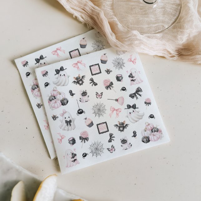 Little Boo Halloween Girl Babydusche Serviette (Von Creator hochgeladen)