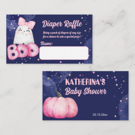 Little Boo Halloween Girl Duschdusche Windel-Gewin Begleitkarte