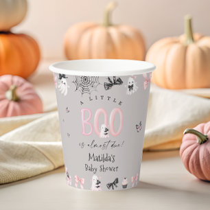 Little Boo Halloween Girl Shower Paper Cups Pappbecher