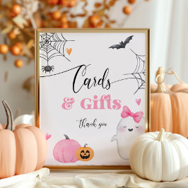 Little Boo halloween Karten und Geschenke Poster