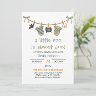 Little Boo Halloween Kleiderdusche Einladung