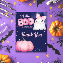 Little Boo Halloween Mädchen Dusche danke