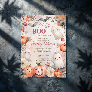 Little Boo Halloween niedliche Geisterdusche Einladung