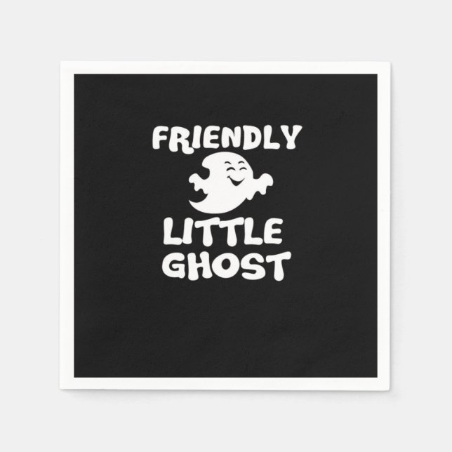 Little Boo Halloween Print Serviette (Vorderseite)