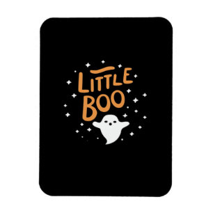 Little Boo, Happy Halloween Vintag Classic Magnet
