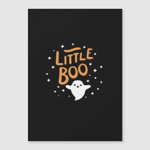 Little Boo, Happy Halloween Vintag Classic Magnetkarte