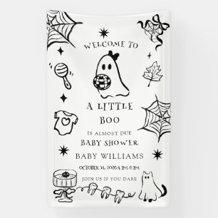 Little Boo ist bald fällig Baby Shower Banner