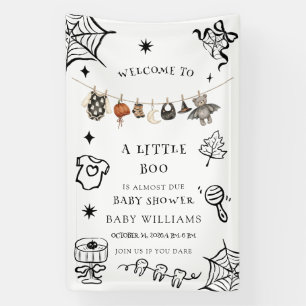 Little Boo ist bald fällig Baby Shower Banner