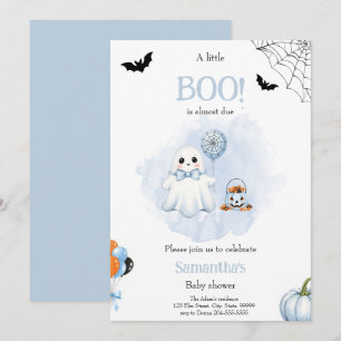 Little Boo ist bald fällig Junge Baby Shower Party Einladung