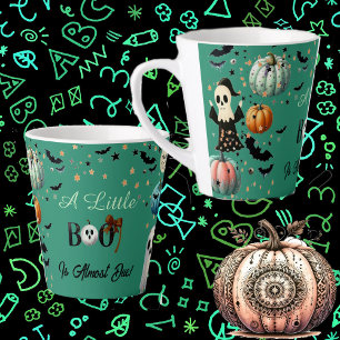 Little BOO ist fällig Halloween Ghost Bat Fall Pum Milchtasse