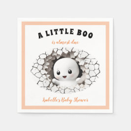 Little Boo ist fast die richtige Ghost Baby Dusche Serviette