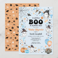 Little Boo ist fast gerade wegen Halloween Baby Sh