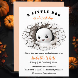 Little Boo ist fast passend für eine Ghost-Babydus Einladung