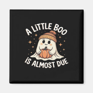 Little Boo ist fast zu Halloween Pregnancy Revea Magnet