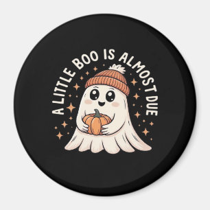 Little Boo ist fast zu Halloween Pregnancy Revea Magnet