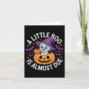 Little Boo ist fast zu Niedlichen Halloween-Schwan Karte
