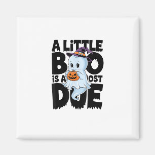 Little Boo ist fast zu Niedlichen Halloween-Schwan Magnet