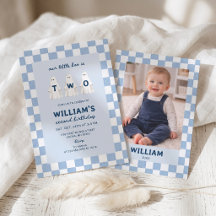 Little Boo ist zwei Jungen-Geist Geburtstagseinlad