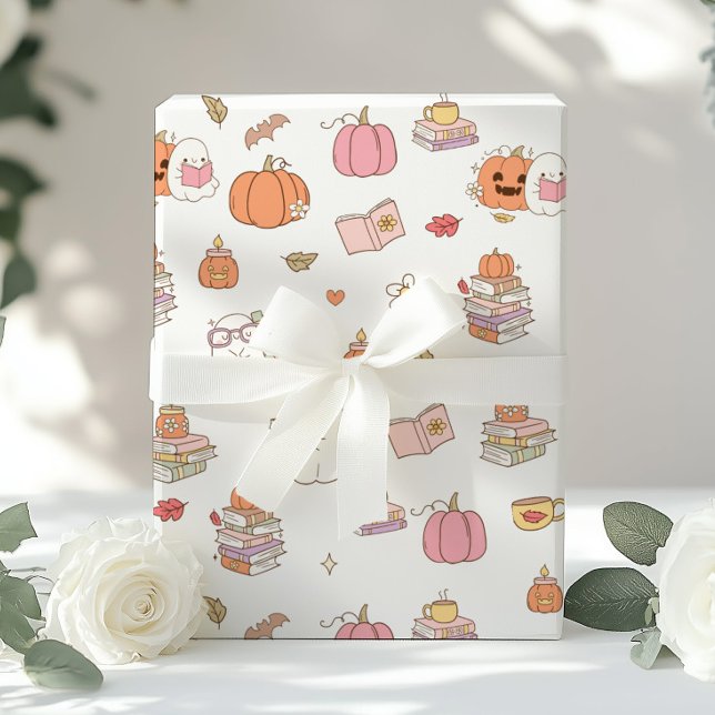 Little Boo Lilac Whimsical Books Baby Dusche Geschenkpapier (Von Creator hochgeladen)