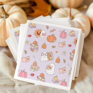 Little Boo Lilac Whimsical Books Baby Dusche Serviette