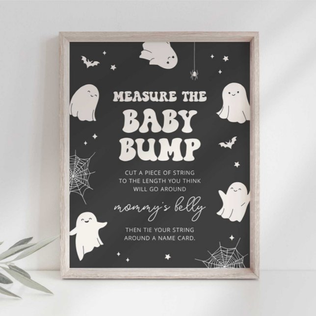 Little Boo Messen Sie das Baby Bump Baby Shower Sc Poster (Von Creator hochgeladen)