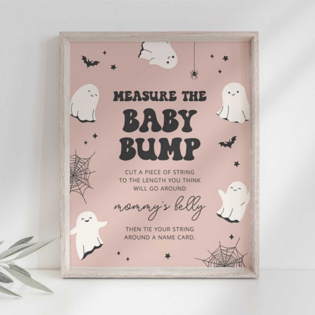 Little Boo Messen Sie das Baby Bump Baby Shower Sc Poster (Von Creator hochgeladen)