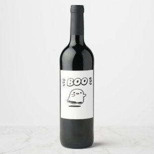 Little Boo Minimal Style Weinetikett