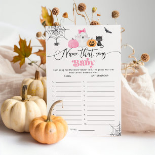 Little Boo Name dieses Lied Baby Dusche Spiel