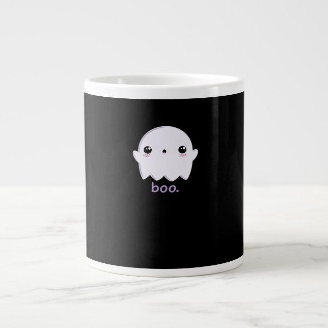 Little Boo Niedlich Halloween Jumbo-Tasse (Vorderseite)